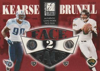 2002 Donruss Elite - Face to Face #FF-5 Mark Brunell / Jevon Kearse Front
