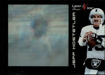 1996 Pinnacle Laser View #13 Jeff Hostetler Front