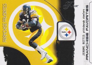 2002 Flair - Franchise Favorites #15 FF Jerome Bettis Front