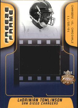 2002 Fleer Focus Jersey Edition - Freeze Frame #8 FR LaDainian Tomlinson Front