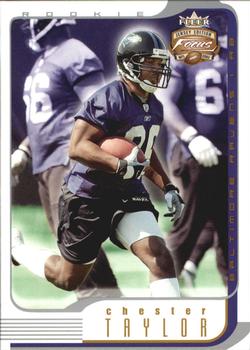 2002 Fleer Focus Jersey Edition - Jersey Numbers Century #141 Chester Taylor Front