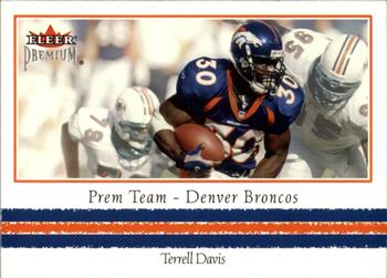 2002 Fleer Premium - Prem Team #26 PT Terrell Davis Front