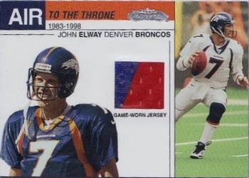 2002 Fleer Showcase - Air to the Throne Jerseys #NNO John Elway Front