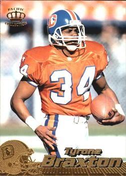 1996 Pacific #133 Tyrone Braxton Front