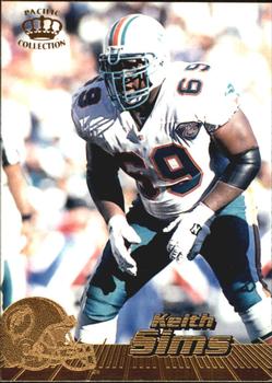 1996 Pacific #230 Keith Sims Front