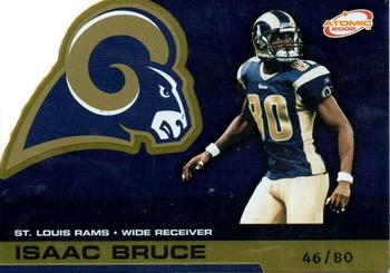 2002 Pacific Atomic - Gold #78 Isaac Bruce Front