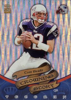 2002 Pacific Crown Royale - Crowning Glory #17 Tom Brady Front