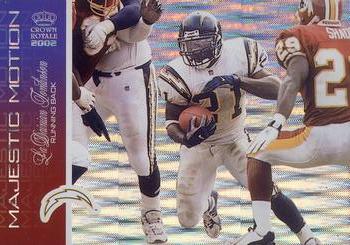 2002 Pacific Crown Royale - Majestic Motion #10 LaDainian Tomlinson Front