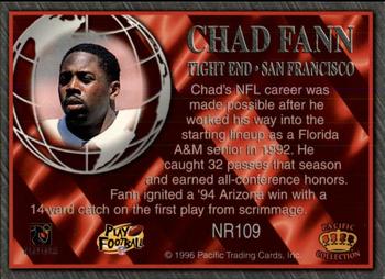 1996 Pacific Crown Royale - NFL Regime #NR109 Chad Fann Back