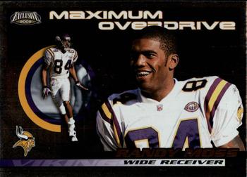 2002 Pacific Exclusive - Maximum Overdrive #20 Randy Moss Front