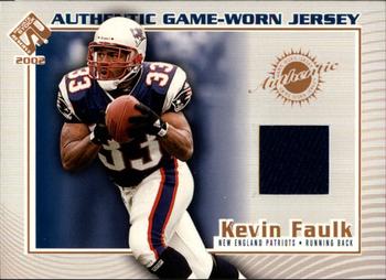 2002 Pacific Private Stock Reserve - Game Worn Jerseys #78 Kevin Faulk Front