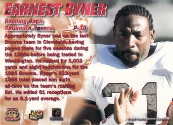 1996 Pacific Dynagon #P-30 Earnest Byner Back