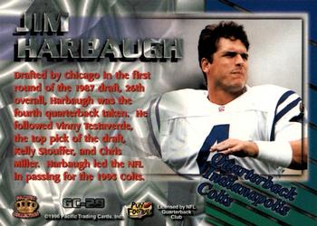 1996 Pacific - Gems of the Crown #GC-29 Jim Harbaugh Back