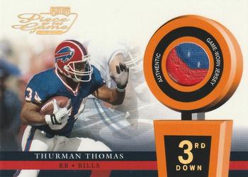 2002 Playoff Piece of the Game - Materials 3rd Down #POG-51 Thurman Thomas Front