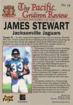 1996 Pacific Gridiron #59 James Stewart Back