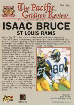1996 Pacific Gridiron #101 Isaac Bruce Back
