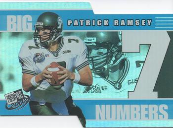 2002 Press Pass - Big Numbers #BN6 Patrick Ramsey Front