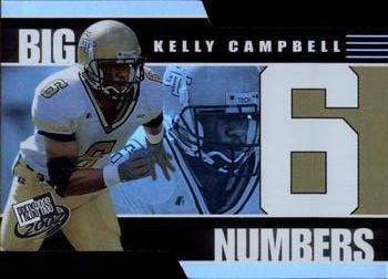 2002 Press Pass - Big Numbers #BN18 Kelly Campbell Front