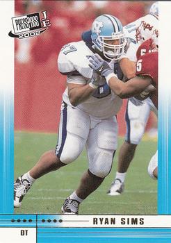 2002 Press Pass JE - First Down #FD6 Ryan Sims Front