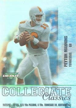 2002 Topps Debut - Collegiate Classics #CC18 Peyton Manning Front