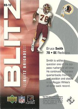 2002 Upper Deck - Blitz Brigade #BB-13 Bruce Smith Back