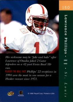 1996 Playoff Absolute #150 Lawrence Phillips Back