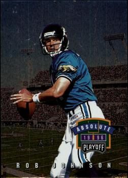 1996 Playoff Absolute #167 Rob Johnson Front
