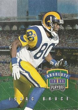 1996 Playoff Absolute #181 Isaac Bruce Front