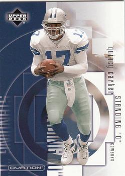 2002 Upper Deck Ovation - Standing O #SO-10 Quincy Carter Front
