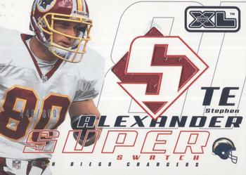 2002 Upper Deck XL - Super Swatch Jerseys #SSSA Stephen Alexander Front