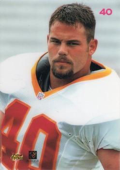 1996 Playoff Contenders - Accents #40 Mike Alstott Back