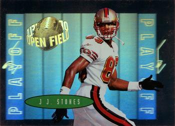 1996 Playoff Contenders - Open Field #73 J.J. Stokes Front