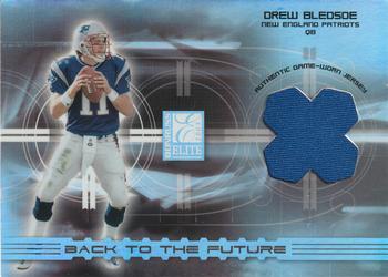 2003 Donruss Elite - Back to the Future Threads #BF-12 Drew Bledsoe Front