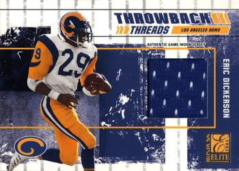 2003 Donruss Elite - Throwback Threads #TT-38 Eric Dickerson / Marshall Faulk Front