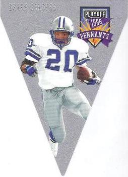 1996 Playoff Contenders - Pennants #20 Barry Sanders Front