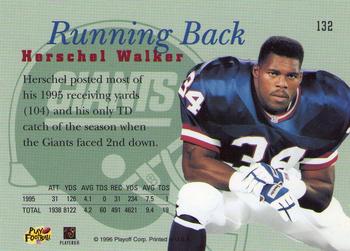 1996 Playoff Prime #132 Herschel Walker Back