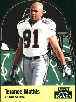 1996 Playoff Prime - X's and O's #78 Terance Mathis Front