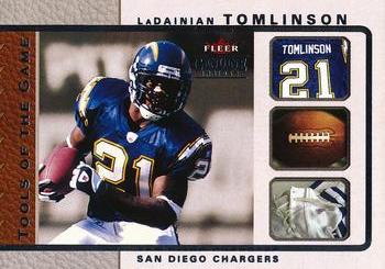 2003 Fleer Genuine Insider - Tools of the Game #5 TG LaDainian Tomlinson Front