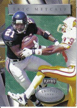 1996 Playoff Trophy Contenders #41 Eric Metcalf Front