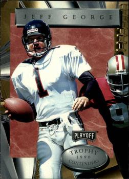1996 Playoff Trophy Contenders #35 Jeff George Front