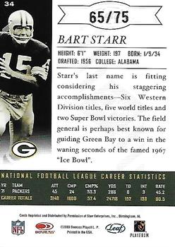 2003 Leaf Limited - Silver Spotlight #34 Bart Starr Back