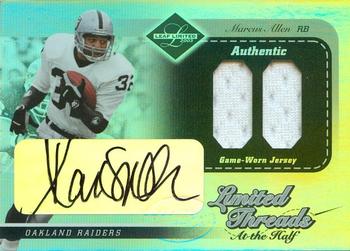 2003 Leaf Limited - Threads At the Half #LT-67 Marcus Allen Front