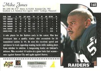 1996 Score #168 Mike Jones Back