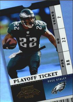 2003 Playoff Contenders - Playoff Ticket #8 Duce Staley Front