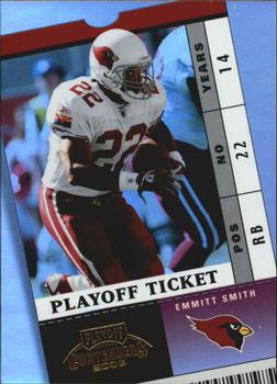 2003 Playoff Contenders - Playoff Ticket #27 Emmitt Smith Front