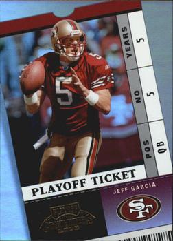 2003 Playoff Contenders - Playoff Ticket #28 Jeff Garcia Front