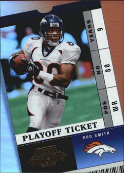 2003 Playoff Contenders - Playoff Ticket #40 Rod Smith Front