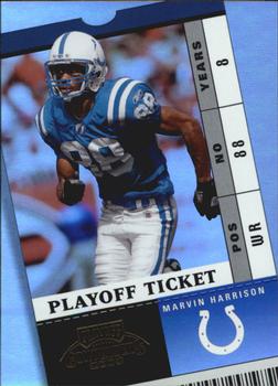 2003 Playoff Contenders - Playoff Ticket #94 Marvin Harrison Front