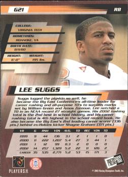 2003 Press Pass - Gold Zone #G21 Lee Suggs Back