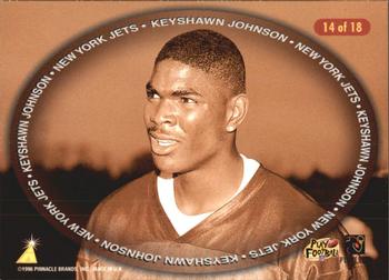 1996 Select Certified - Gold Team #14 Keyshawn Johnson Back
